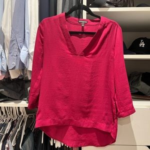 Express XS maroon dress shirt